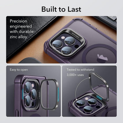 Schutzhülle MagSafe iPhone 14 Pro Max Stoßfest Hülle Magnetisch Klar Lila
