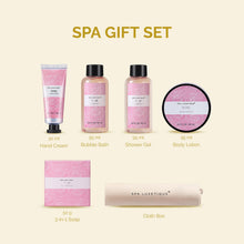 SPA LUXETIQUE 6-tlg. Bade Geschenkset Rosenduft Reise Set