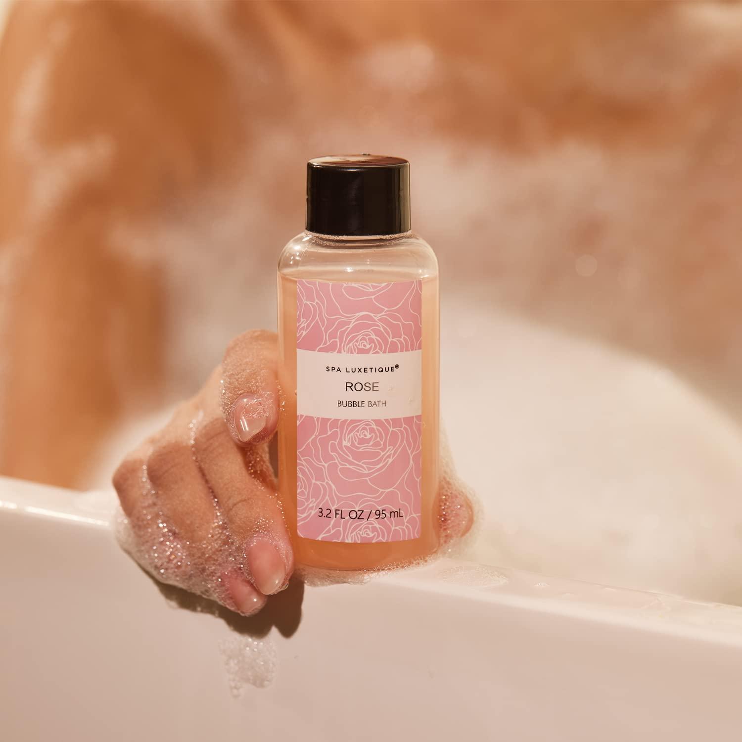 SPA LUXETIQUE 6-tlg. Bade Geschenkset für Frauen - Rosenduft Reisegröße