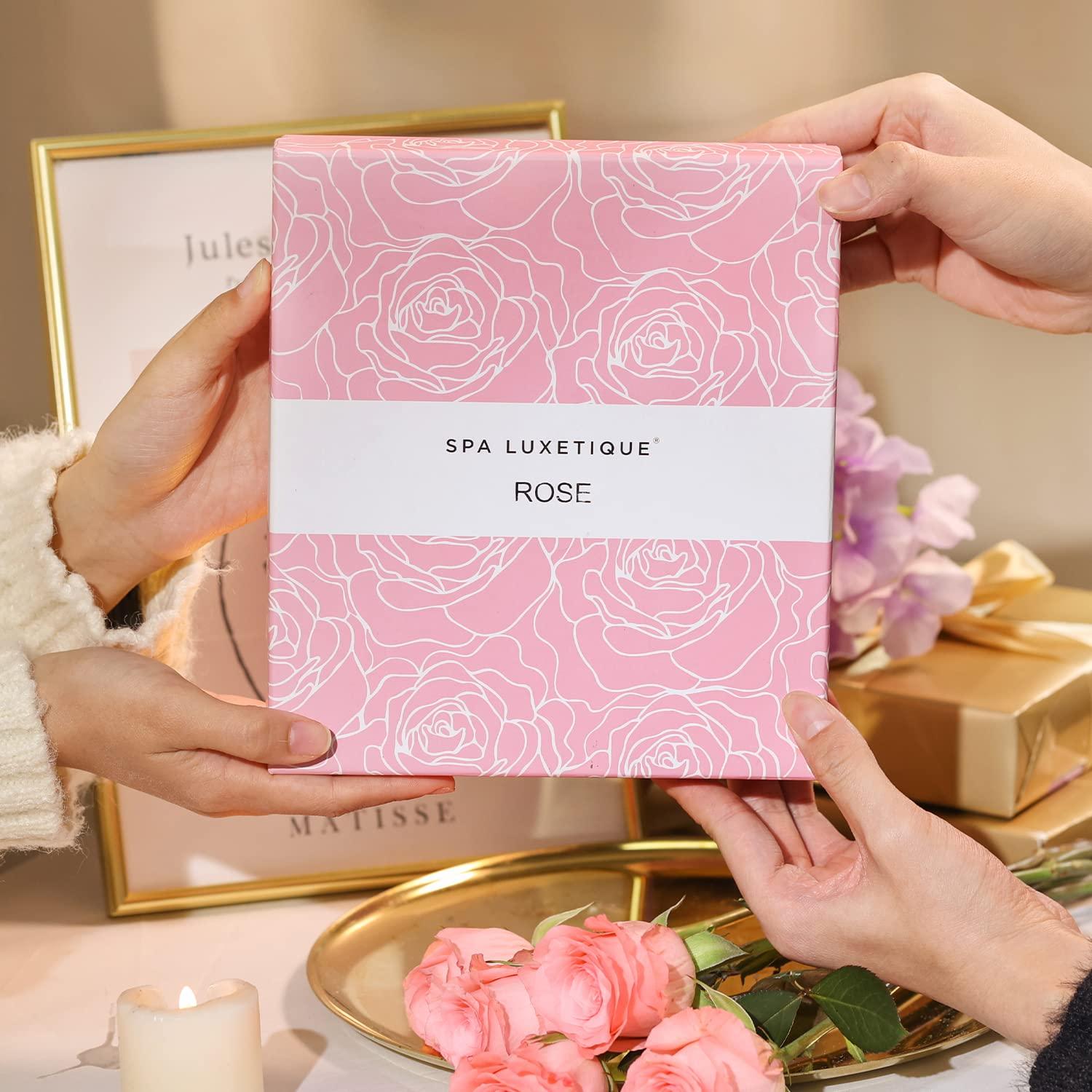 Bade Geschenkset Damen Rosenduft 6-tlg. Reise Set Pflege Frauen