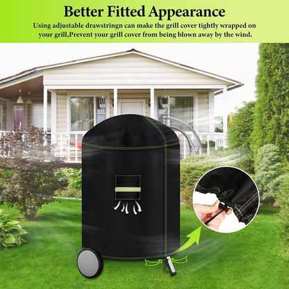VDISRR Kugelgrill Abdeckung 600D Oxford Gewebe Wetterfest
