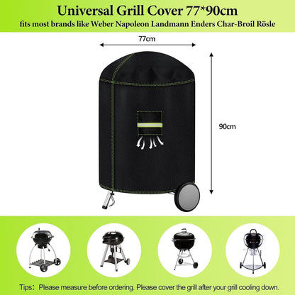 VDISRR Kugelgrill Abdeckung 600D Oxford Gewebe Wetterfest