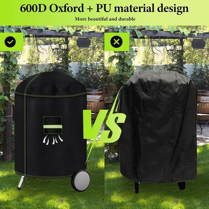 VDISRR Kugelgrill Abdeckung 600D Oxford Gewebe Wetterfest
