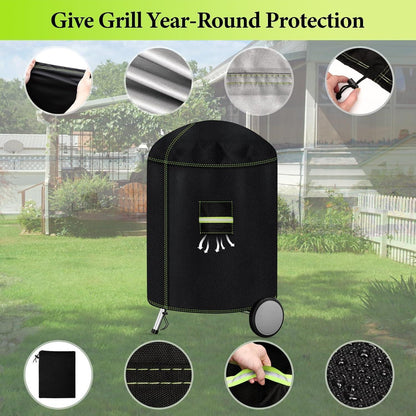 VDISRR Kugelgrill Abdeckung 600D Oxford Gewebe Wetterfest