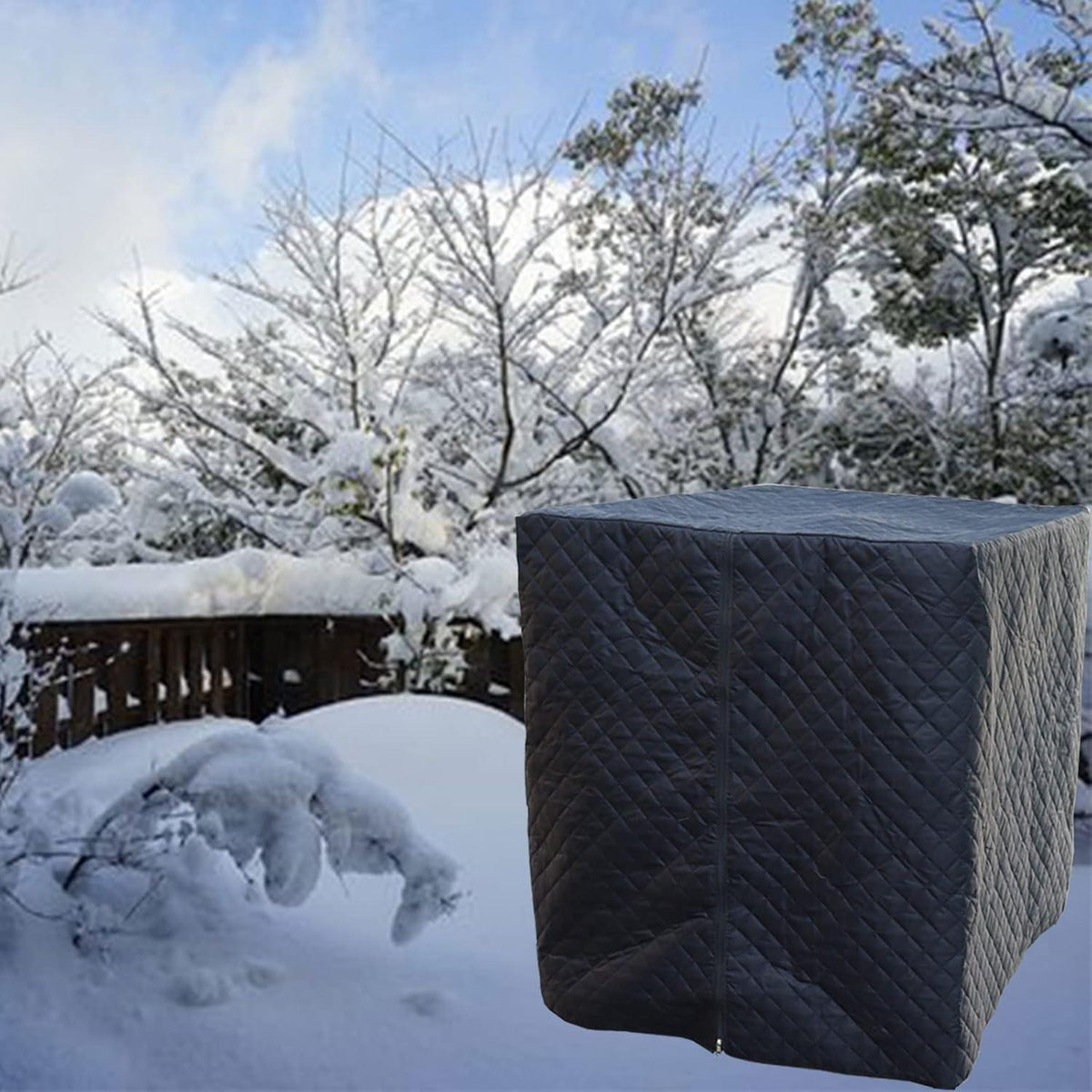 Winterfeste IBC Tank Abdeckung 1000L – Frost- & Schneeschutz