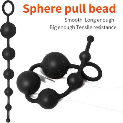 Analkugeln Silikon Analplugs Anal Kette 6 Kugeln Stimulation Sexspielzeug Paare