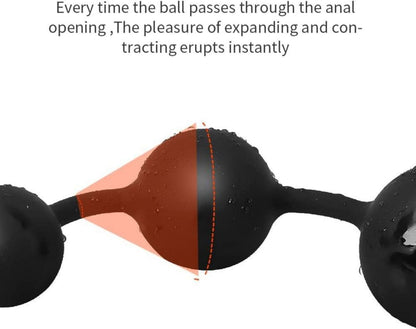 Analkugeln Silikon Analplugs Anal Kette 6 Kugeln Stimulation Sexspielzeug Paare