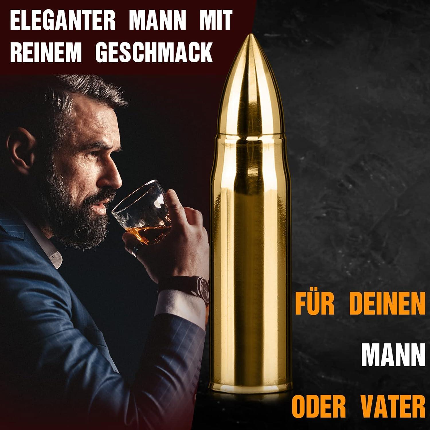 Whisky Steine Set Edelstahl Geschenk Vatertag Weihnachten-Box