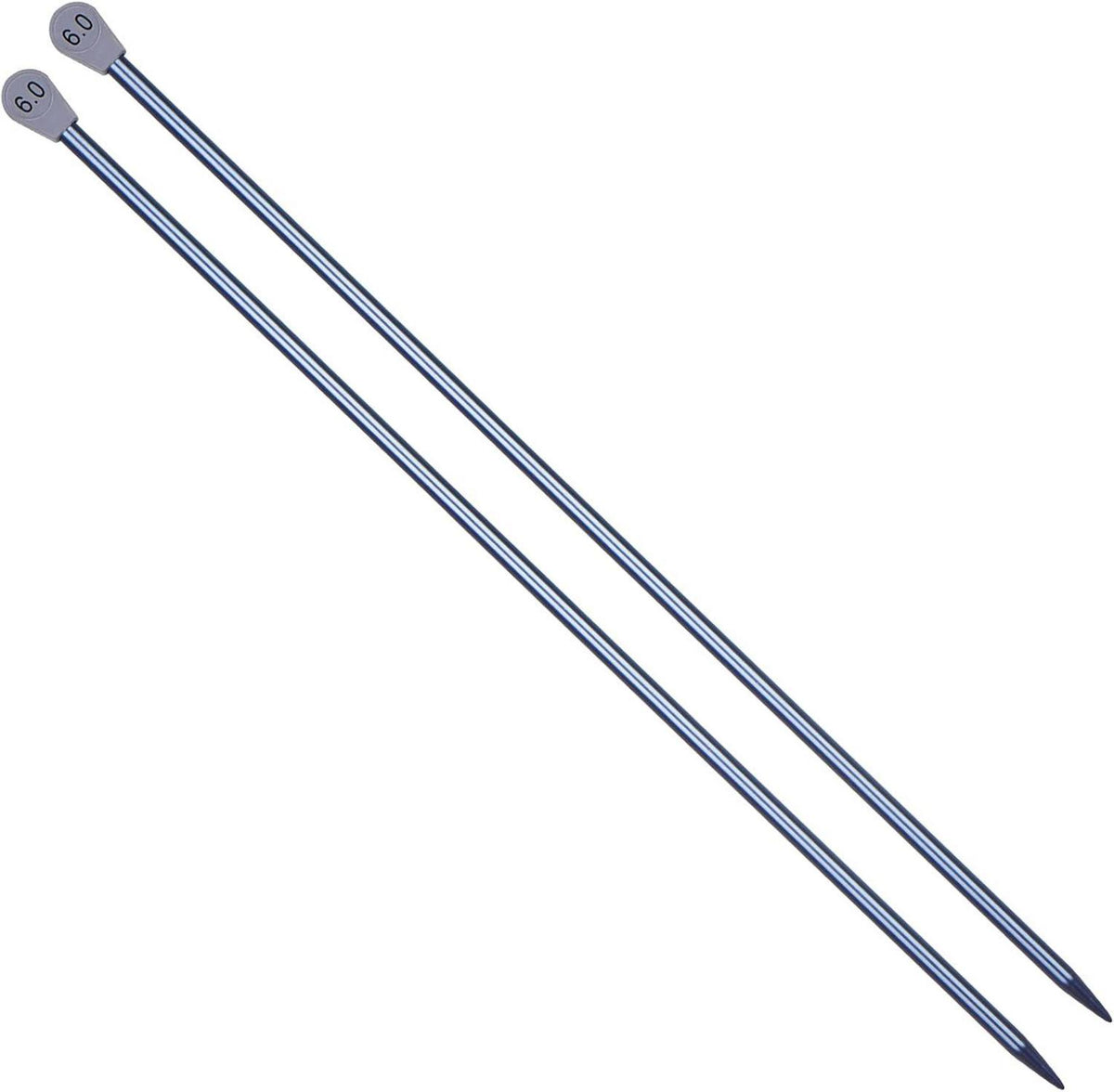 6,0 mm Aluminium Stricknadeln 35cm Anfänger & Profis