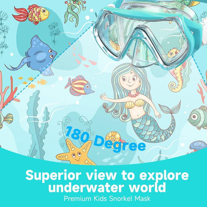 Kinder Taucherbrille Schwimmbrille Schnorchelmaske