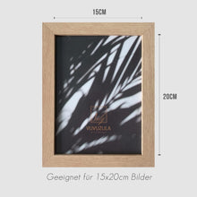 Bilderrahmen Holz Natur 15x20cm Fotorahmen Set 3er Beige