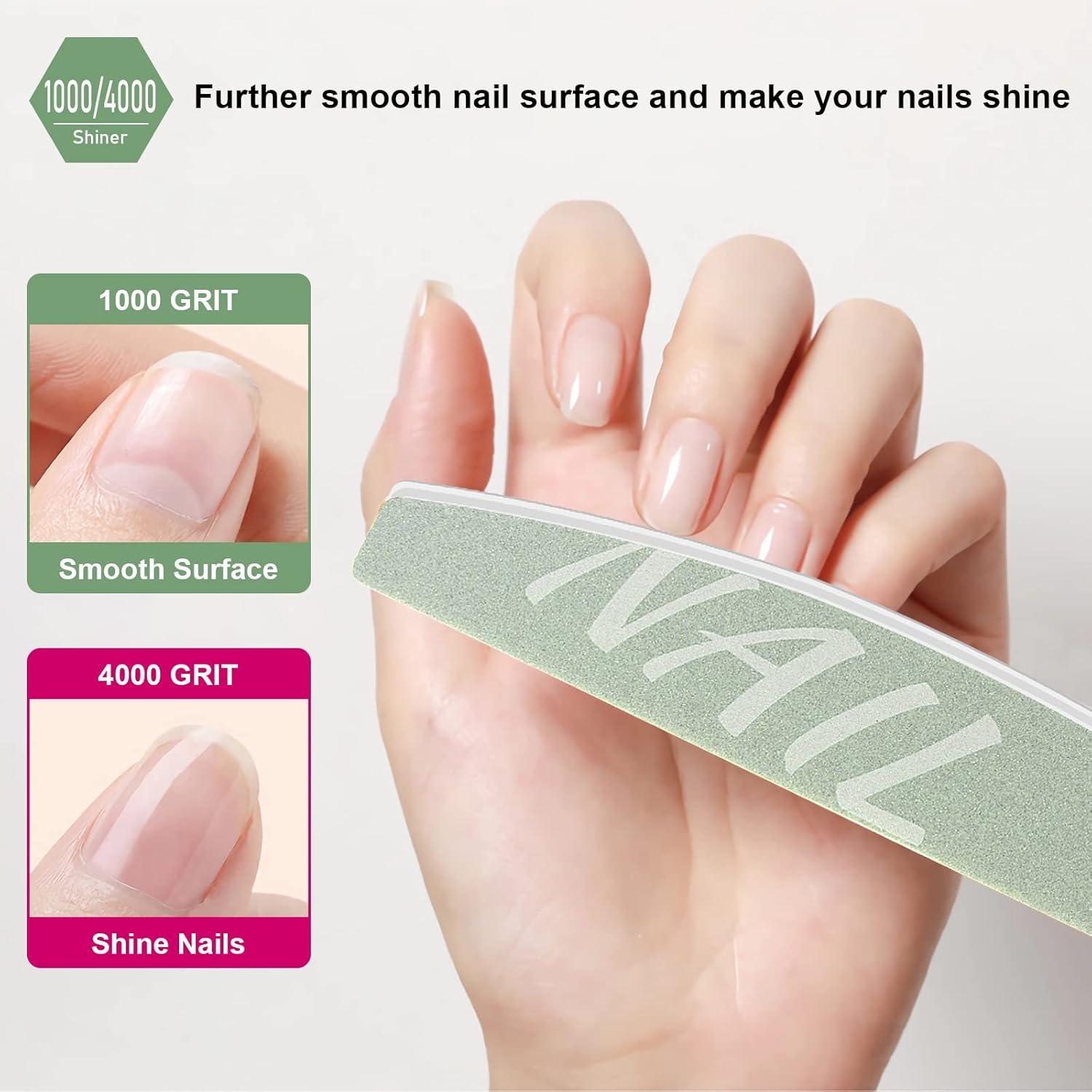 Nagelfeilen Set Profi für Gelnägel Acrylnägel Naturnägel Buffer Feilen