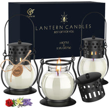 Duftkerzen geschenkset für Frauen mini Laternen 3 Stück