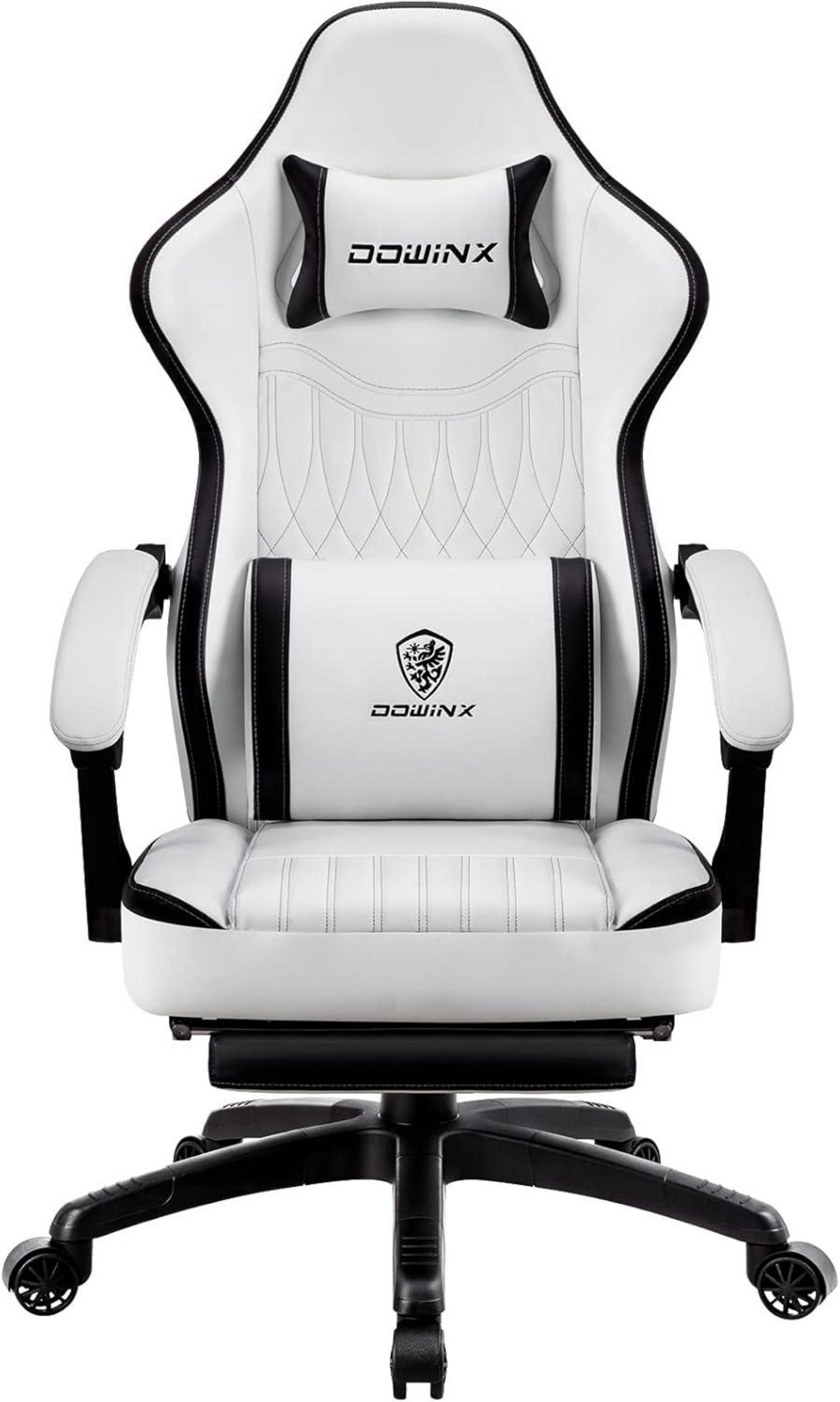 Ergonomischer Gaming Stuhl mit Massage und Lendenstütze