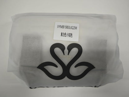 Eleganter Damen Mini Rucksack Wasserdicht USB Ladeanschluss Khaki Beige 11 Zoll