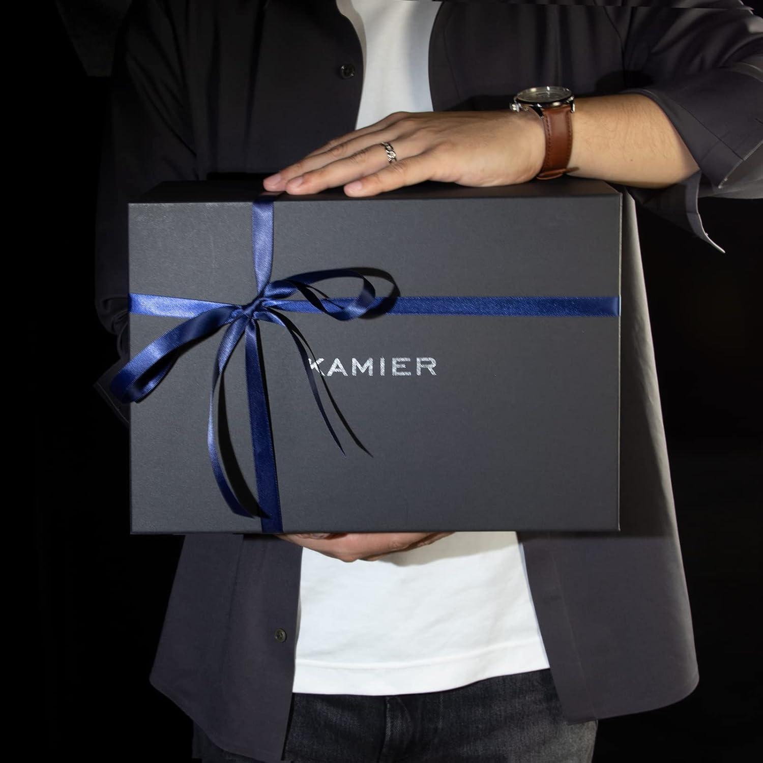 Uhrenbox Herren 10 Fächer Echtholz Walnuss Uhrenkoffer Schublade