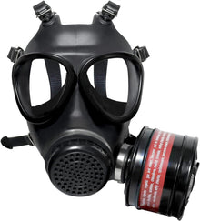 Vollgesichts-Atemschutzmaske mit 40 mm Aktivkohlefilter für
