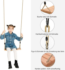 Holzschaukel Outdoor für Kinder und
