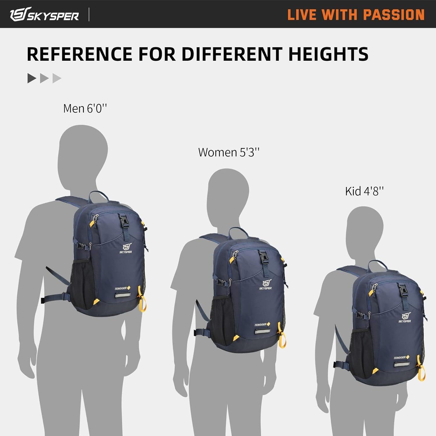 Wanderrucksack 20L Trekkingrucksack Leicht Rucksack Tagesausflüge