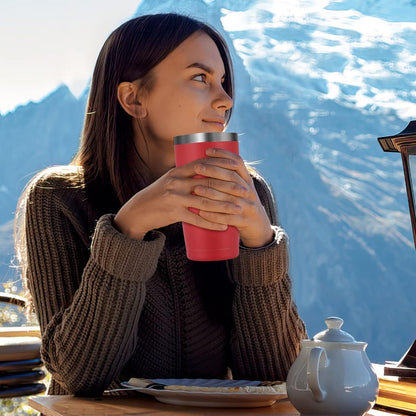 Livole Thermobecher 20oz 600ml Edelstahl Becher Camping