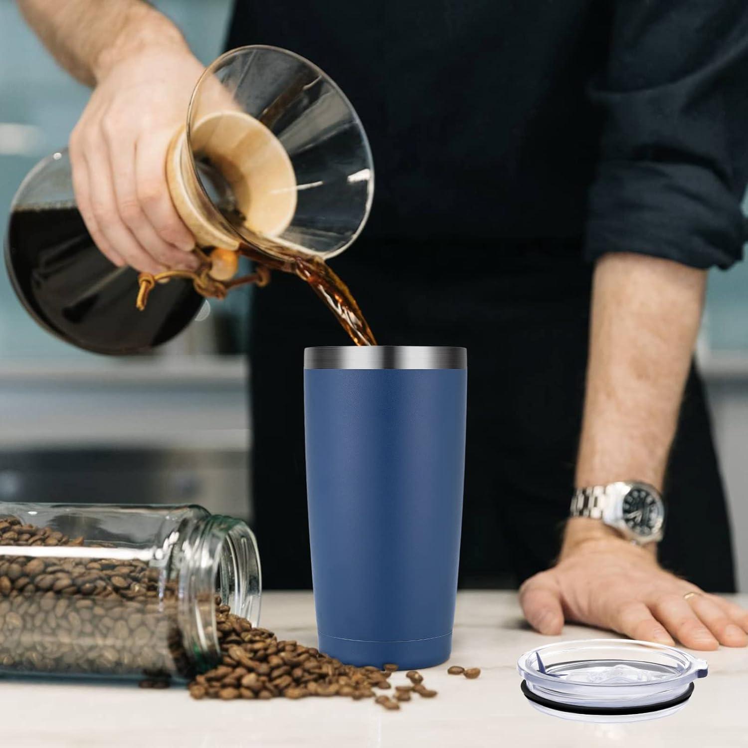 Livole Thermobecher 20oz 600ml Edelstahl Camping