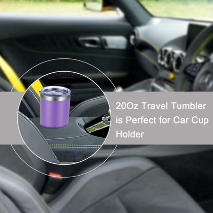 Livole Thermobecher 20oz 600ml mit Strohhalm und Deckel