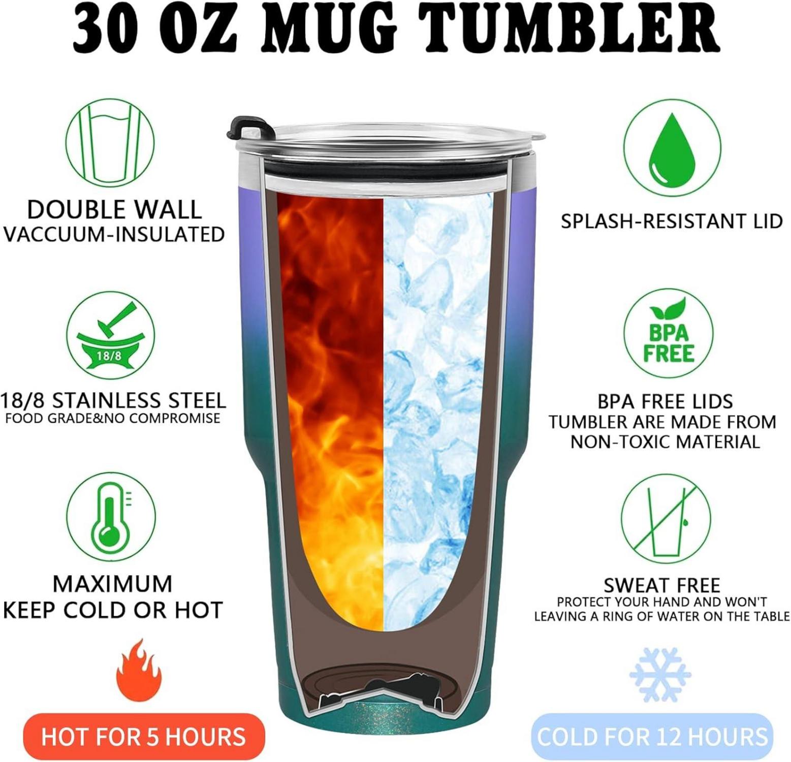 Trinkbecher 30oz 900ml für Männer Frauen Thermobecher Kaffee to go