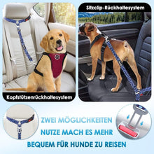 SlowTon Hundegurt Auto 2-in-1 Sicherheitsgurt+Clip