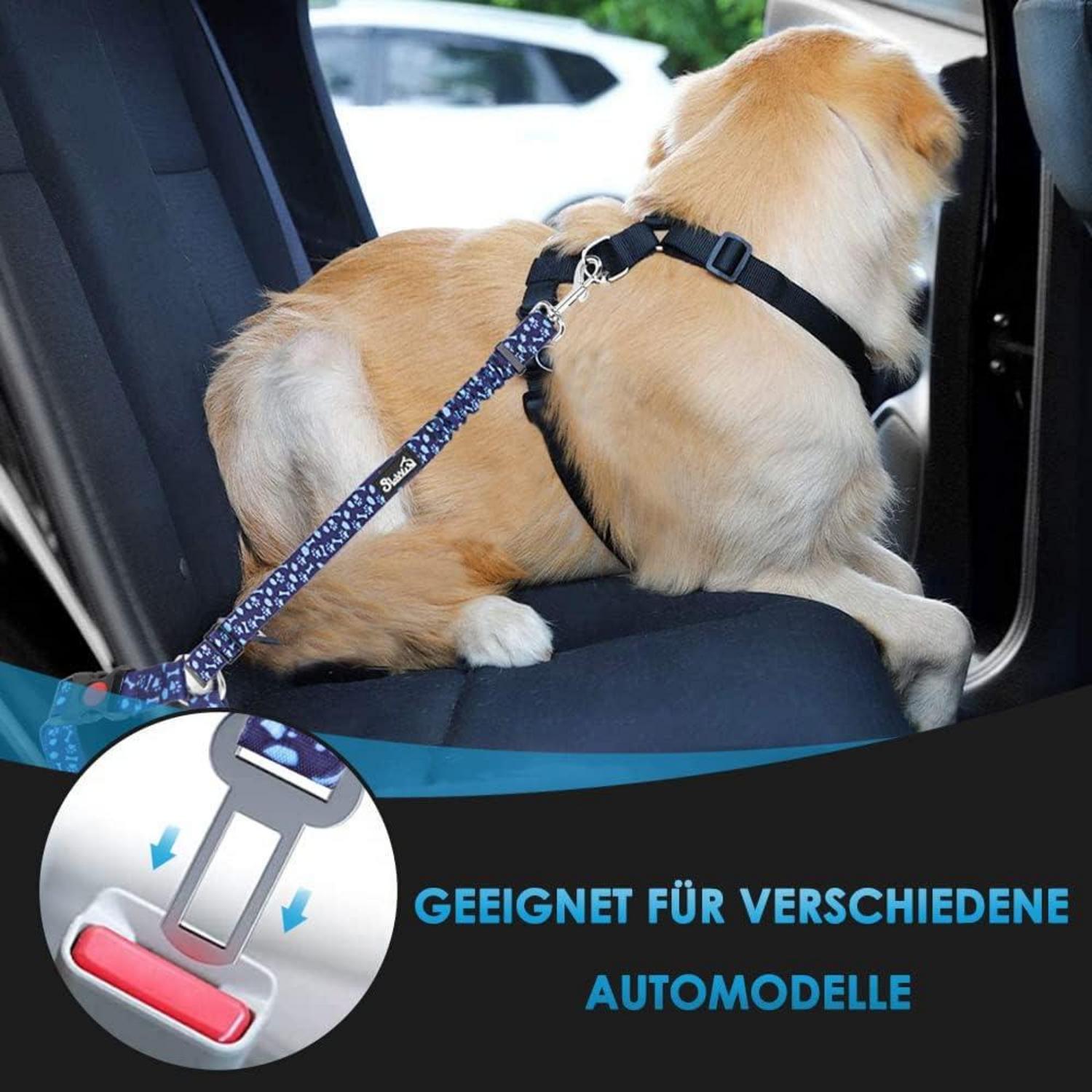 Hundegurt Auto Kopfstützen-Rückhalte Universalschnalle 2Pcs