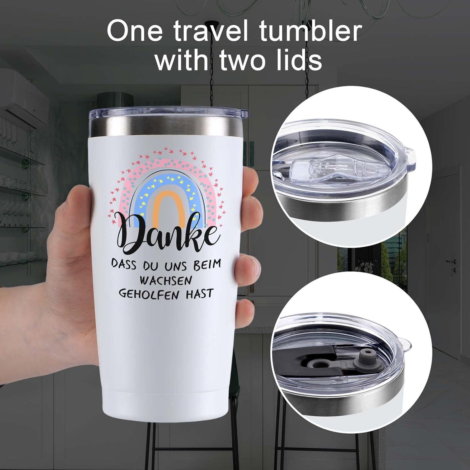 Livole Lehrer Tasse Abschied Geschenk 20oz Kaffeebecher Strohhalm