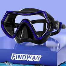 Taucherbrille Erwachsene Schnorchelmaske HD Glas Schwimmmaske