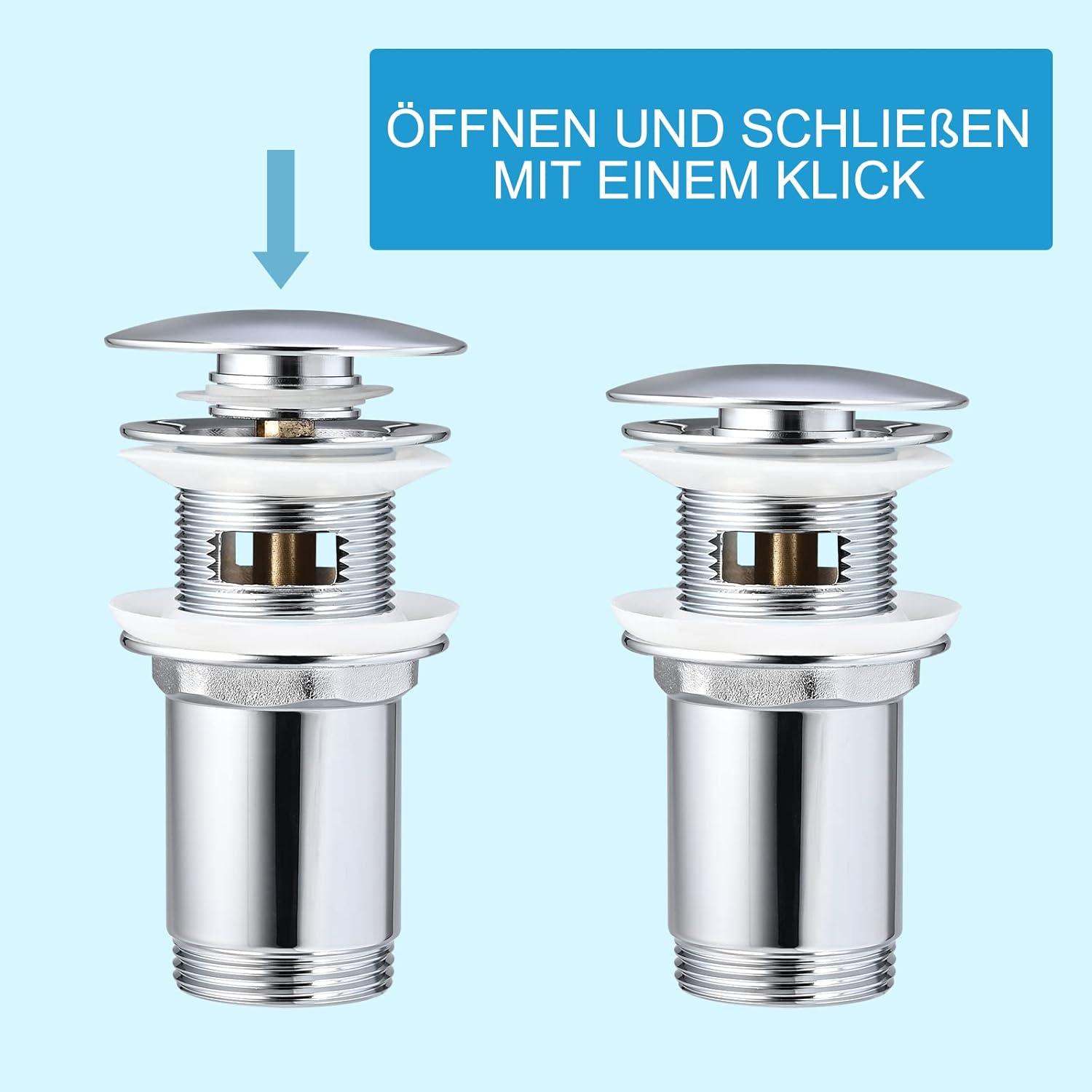Universal Siphon Waschbecken Röhrensiphon Ablaufgarnitur Abflussrohr