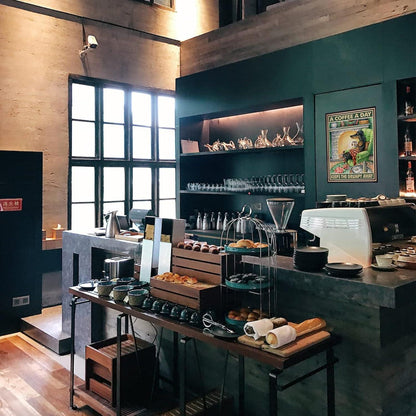 Deko Blechschild Vintage-Stil Kaffee Hund Motiv 20x30cm Metallschild