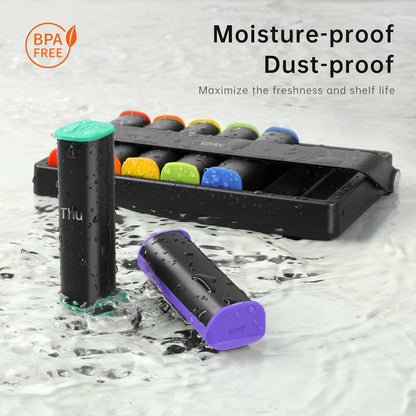 Tablettenbox 7 Tage Pillendose 2 Fächer Medikamentenbox Vitamine