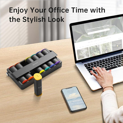 Tablettenbox 7 Tage AM PM Pillendose Medikamentenbox Große Fächer