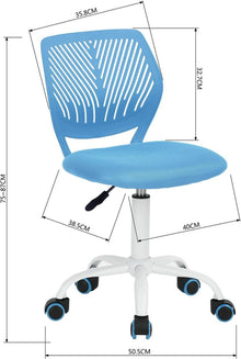 Ergonomischer Schreibtischstuhl 2er Set Stoff Bürostuhl ergonomisch