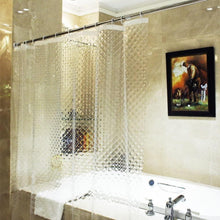 Duschvorhang 3D Rhombus Transparent Eva-Material 240x200cm