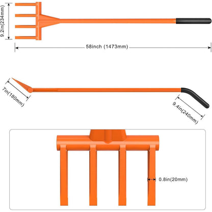 Brecheisen 4 Zinken – 150cm Abrissstange für Renovierung & Bau