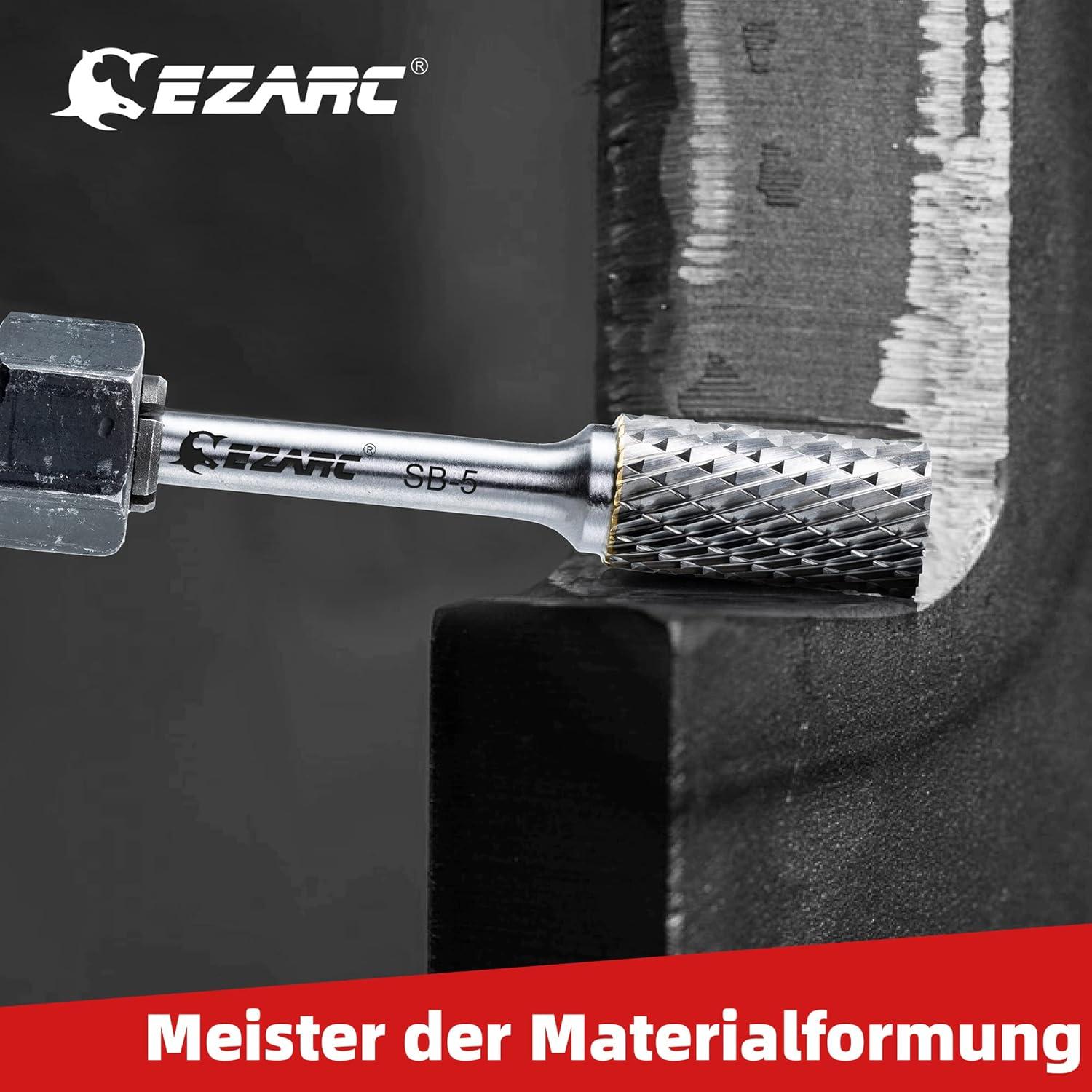 Hartmetall Frässtifte 1/4 Zoll Schaft Doppelschnitt Stahlbearbeitung