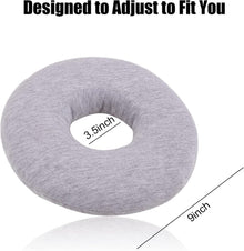 Piercing Kissen mit Loch gegen Ohrenschmerzen und CNH, Donut