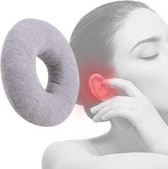 Piercing Kissen mit Loch Ohr Ohrenschmerzen Donut Kissen Schlafkissen