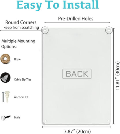 Paket hier ablegen Blechschild 20x30cm Metallschild Haustür