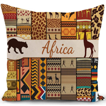 Afrikanischer Kissenbezug 40x40 cm – Farbiger Zierkissenbezug