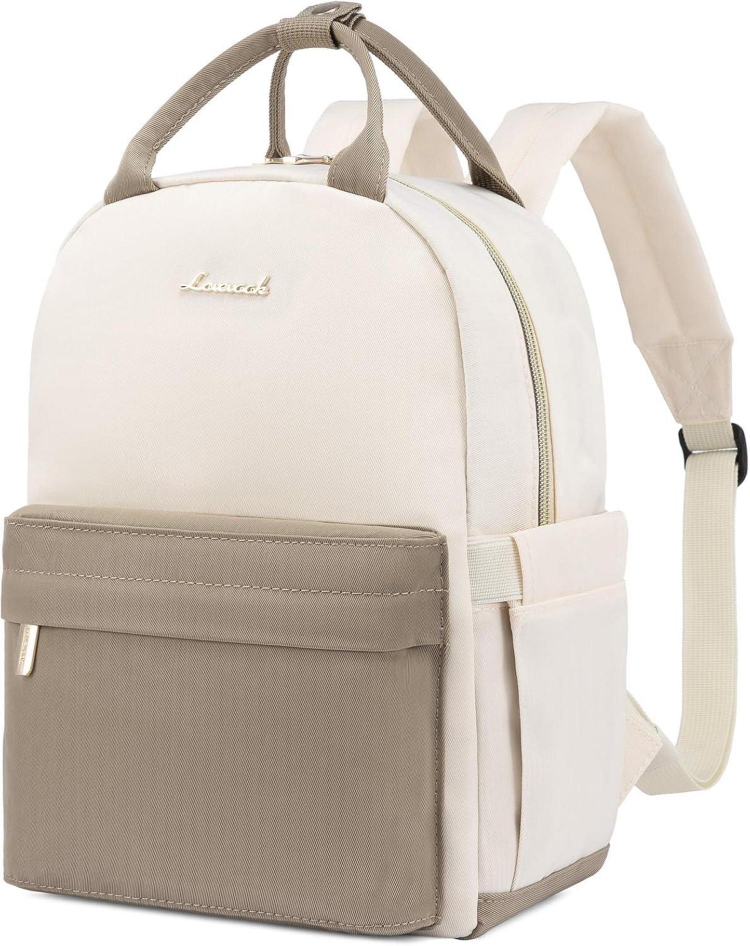 Kleiner Rucksack Damen Wasserdicht Mini Backpack 2 in 1 Cityrucksack 11 Zoll