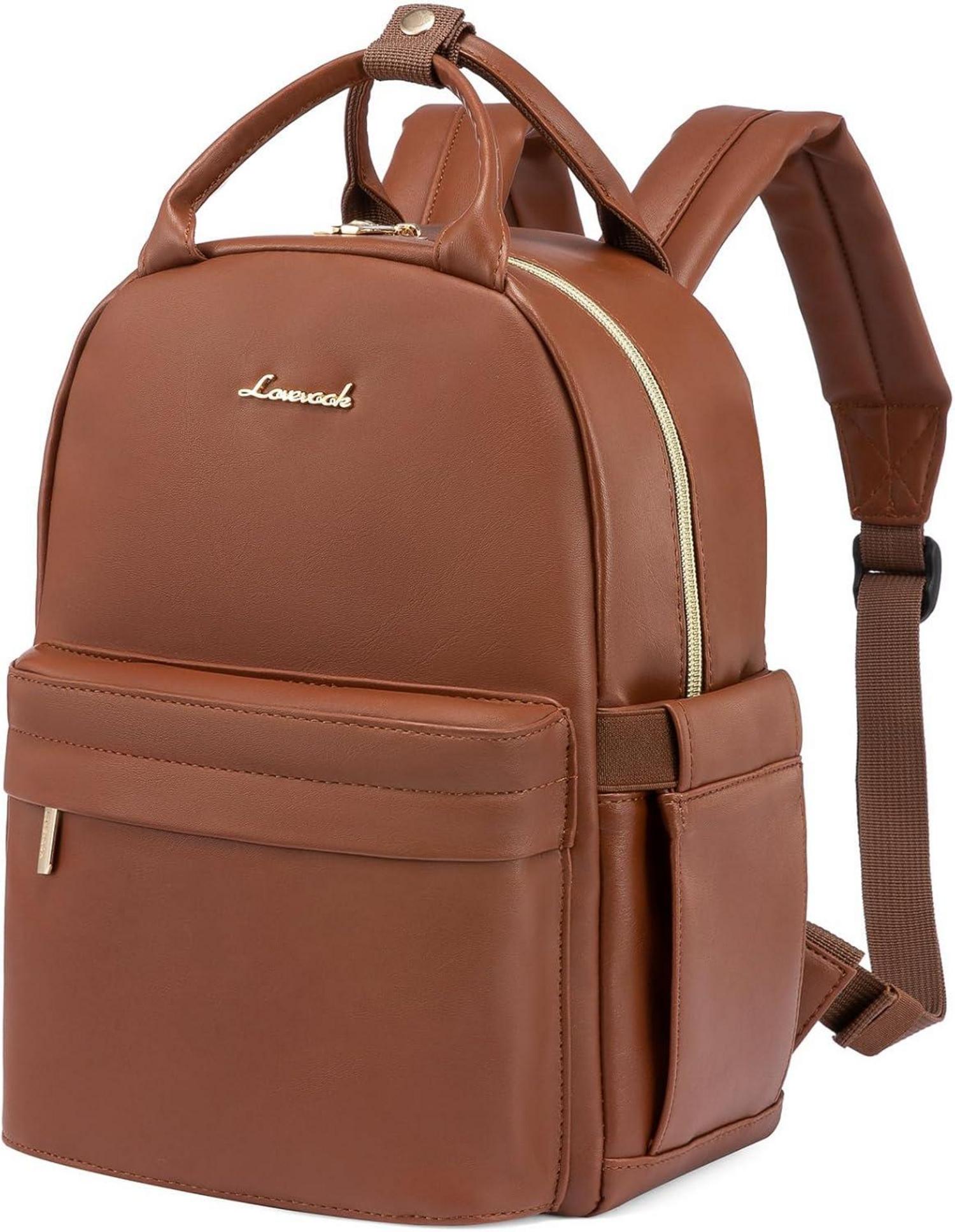 Kleiner Leder Rucksack Damen Wasserdicht Mini Backpack Casual Daypack