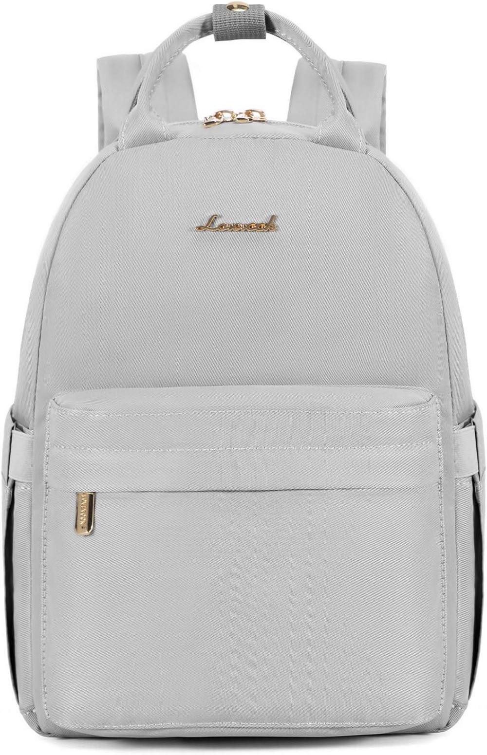 Kleiner Damen Rucksack Wasserdicht Mini Backpack Tagesrucksack Grau