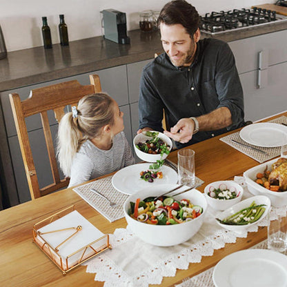 Goldener Serviettenhalter für Küche Esstisch, stabil, modern, Gusseisen