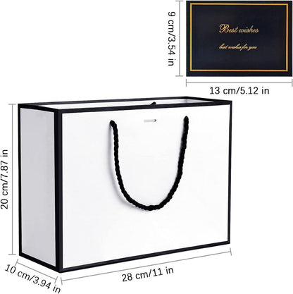BBLIKE Geschenktüten mit Schleifenbändern und Grußkarten