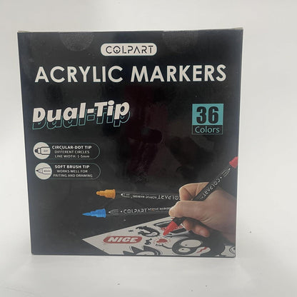 Acrylfarben stifte Acrylstifte 36PCS für Steine Wasserfest Acrylic