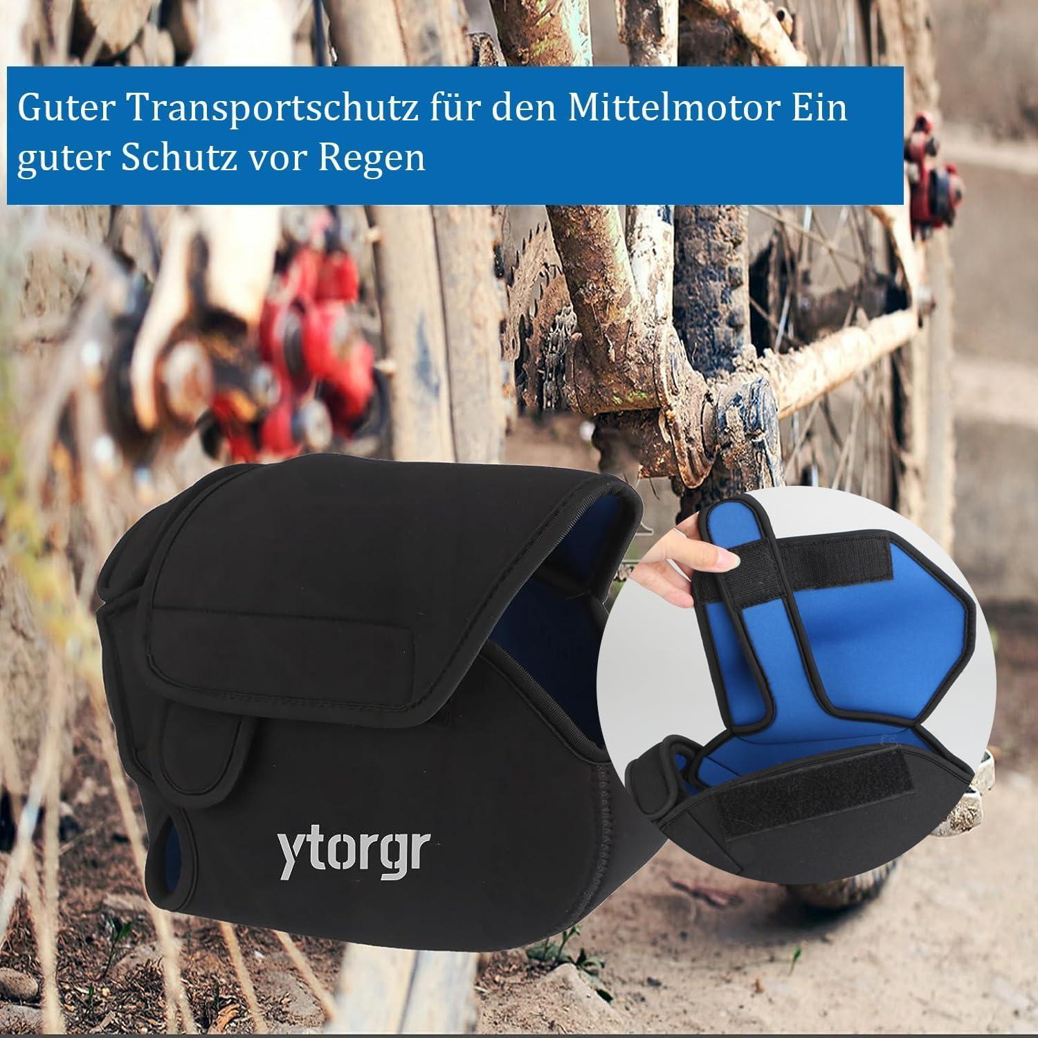 2x Ebike Mittelmotor Schutzhülle Neopren Regenschutz Motorabdeckung